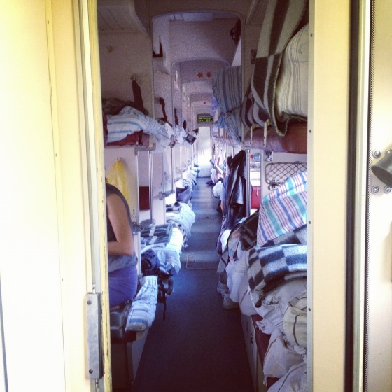 Train coach No. 15 - my home for the whole trip from Ulan-Ude to Moscow.